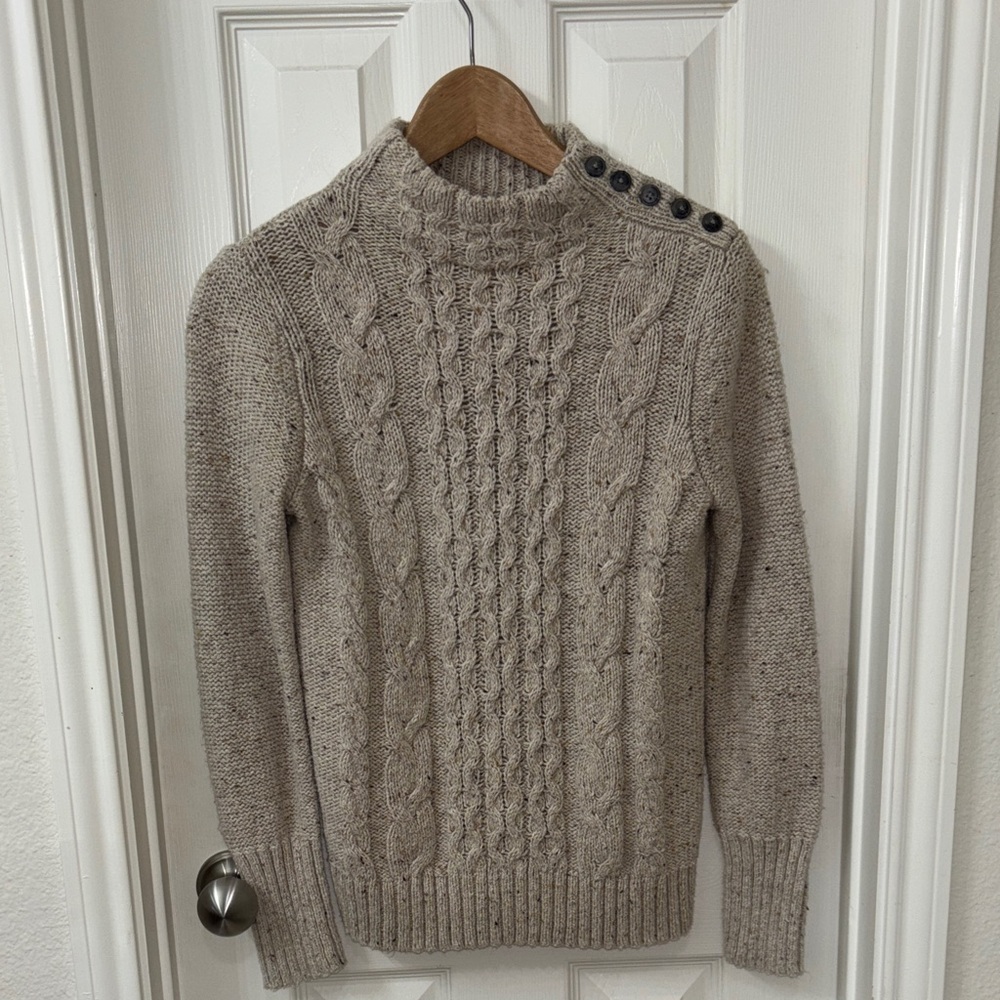 St. John's Bay Women's Cable Knit Sweater - Tan